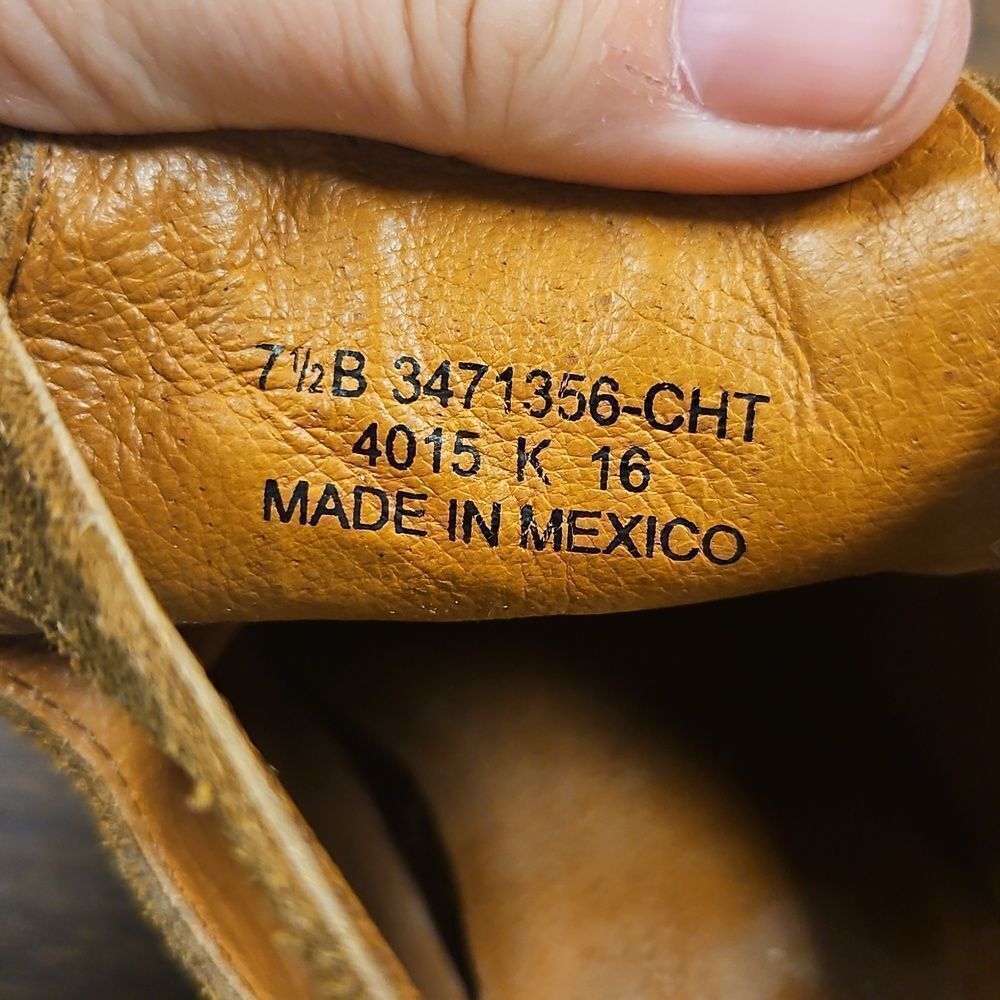 Frye Meghan Suede Ankle Booties - Chestnut - Size 7.5 - Picture 5 of 8
